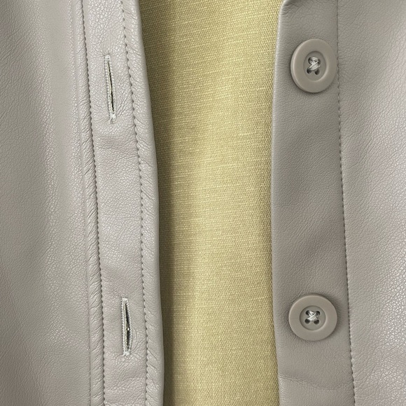Dex Harding Faux Leather Shacket - Picture 7 of 7